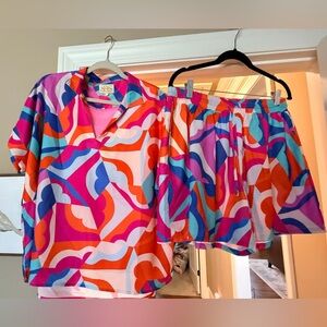 Vibrant Women's Geometric Set by SSYS